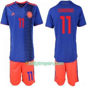 Billige Fotballdrakter Colombia Cuadrado 11 Barn VM 2018 Bortedraktsett